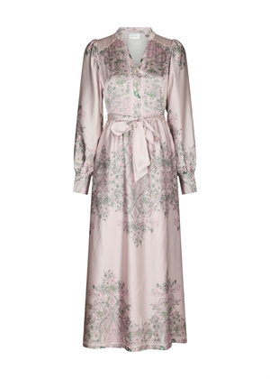 Nova paisley border kjole Rose Neo Noir